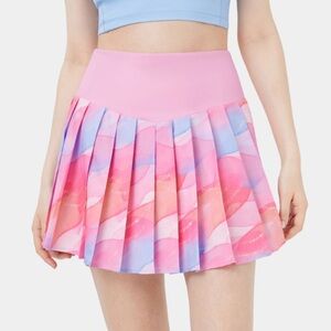NWT Halara Pleated Mini Skirt in Pink Small